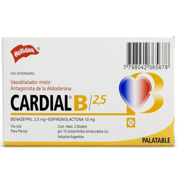 Cardial B 2,5mg (consultar precio)